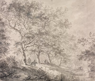 Fila de árboles de Jan Dirksz Both